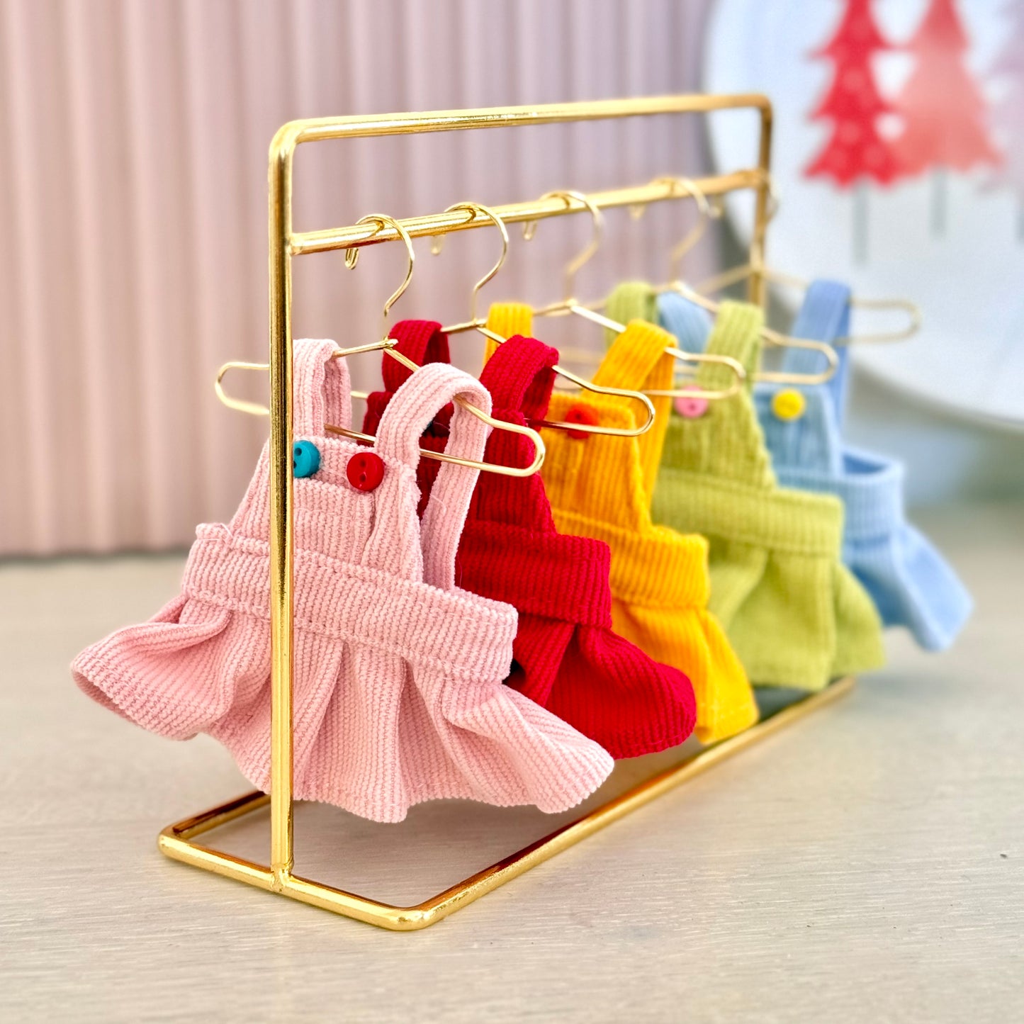 Corduroy Overall Dress
