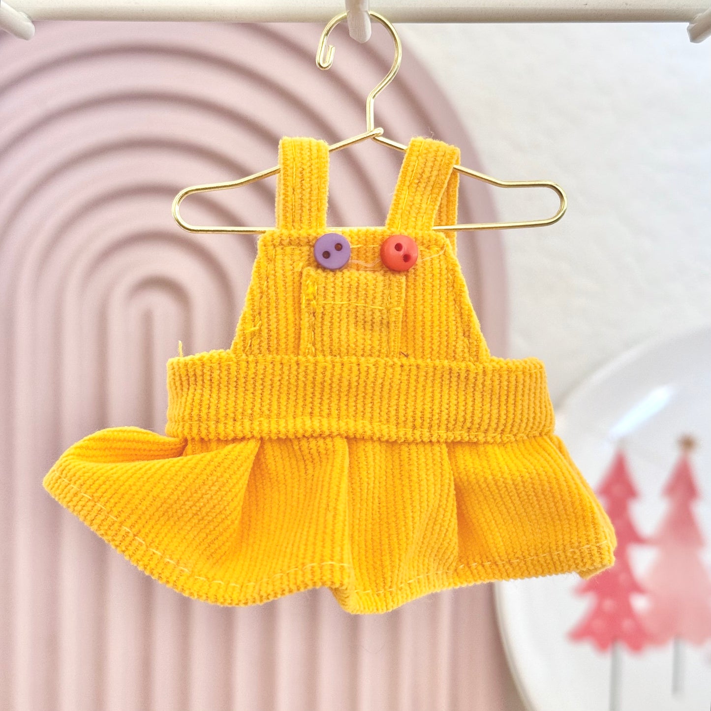 Corduroy Overall Dress